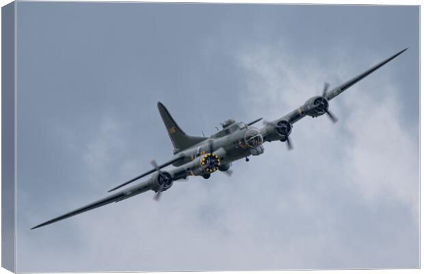 B-17 Flying Fortress Canvas Print by J Biggadike