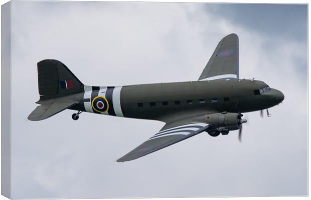 Douglas DC-3 Dakota Canvas Print by J Biggadike