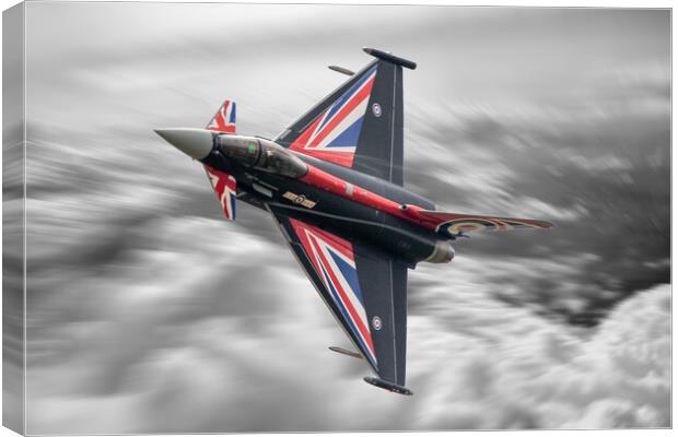 RAF Eurofighter Typhoon Blackjack Canvas Print by J Biggadike