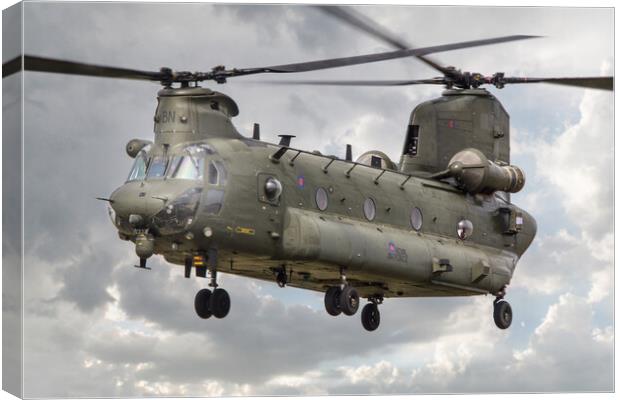 Chinook Bravo November Canvas Print by J Biggadike