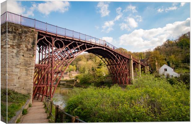 Ironbridge Gorge Canvas Print by J Biggadike