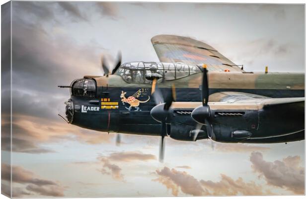 Lancaster Leader Canvas Print by J Biggadike