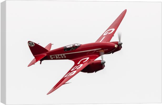 de Haviland DH88 Comet Canvas Print by J Biggadike