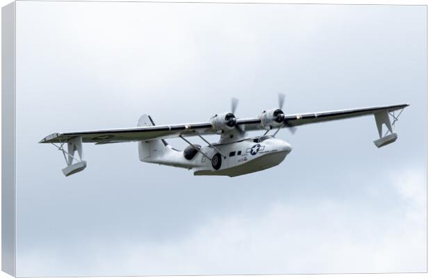 PBY Catalina Miss Pick Up Canvas Print by J Biggadike