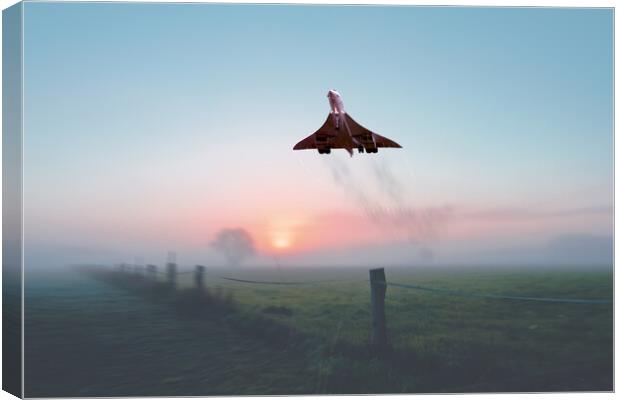 Concorde Departure Canvas Print by J Biggadike