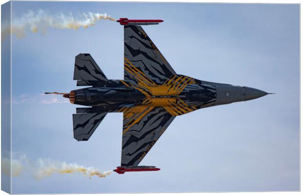 F-16 Fighting Falcon XTM X-Tiger Canvas Print by J Biggadike