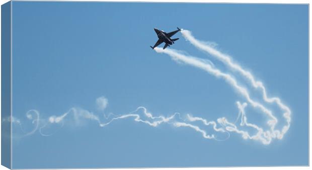 F-16 Fighting Falcon Team Zeus Canvas Print by J Biggadike