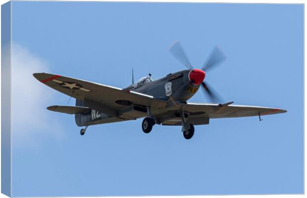 Spitfire LF Mk.XVIE RW832 Canvas Print by J Biggadike