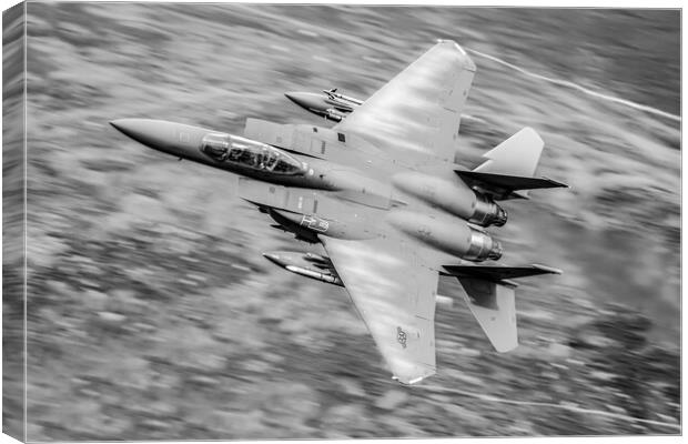 USAFE F-15 Eagle Mach Loop  Canvas Print by J Biggadike