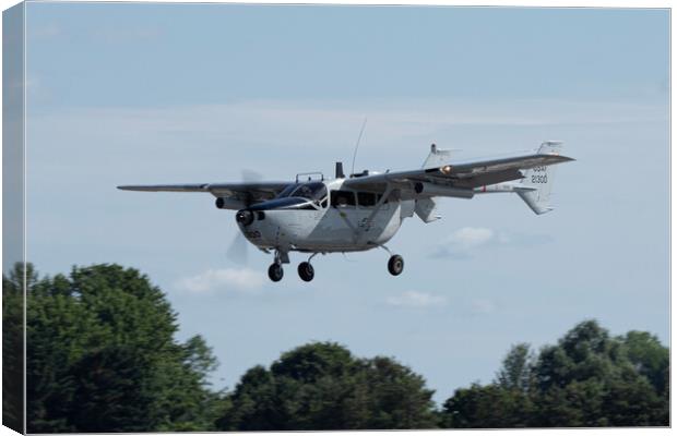 Cessna O-2 Skymaster Canvas Print by J Biggadike