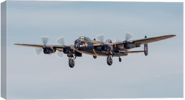 Lancaster Bomber Canvas Print by J Biggadike