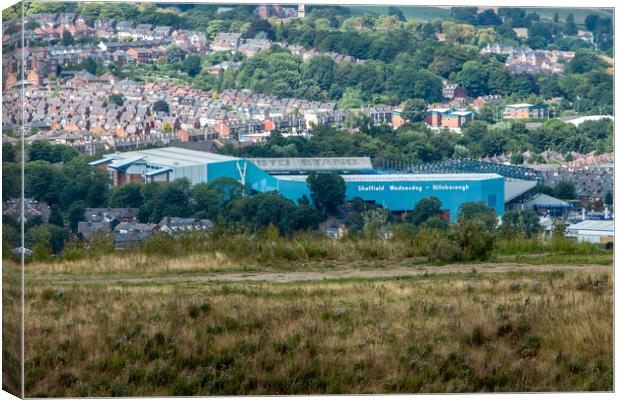 Hillsborough Football Stadium Canvas Print by J Biggadike