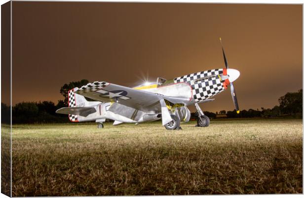 P-51D Mustang Contrary Mary Canvas Print by J Biggadike