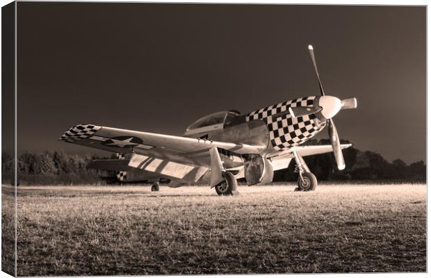 P-51D Mustang Contrary Mary Canvas Print by J Biggadike