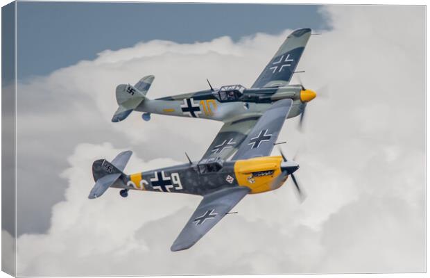 Buchon Bf109s Canvas Print by J Biggadike