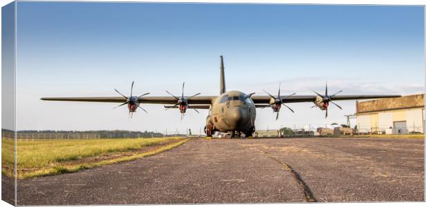 Lockheed Martin C-130J Hercules Canvas Print by J Biggadike