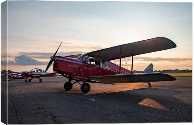 DH87 Hornet Moth Canvas Print by J Biggadike