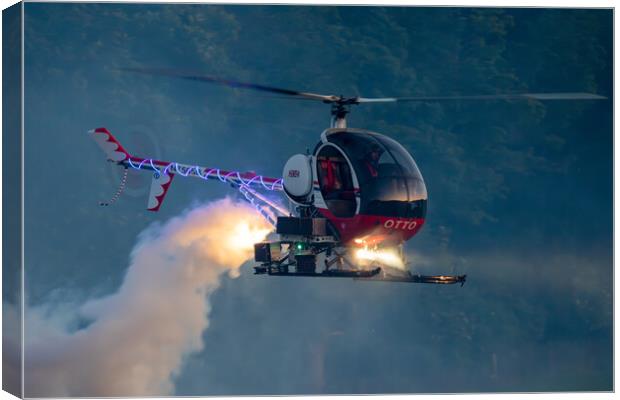 OTTO The Helicopter Canvas Print by J Biggadike