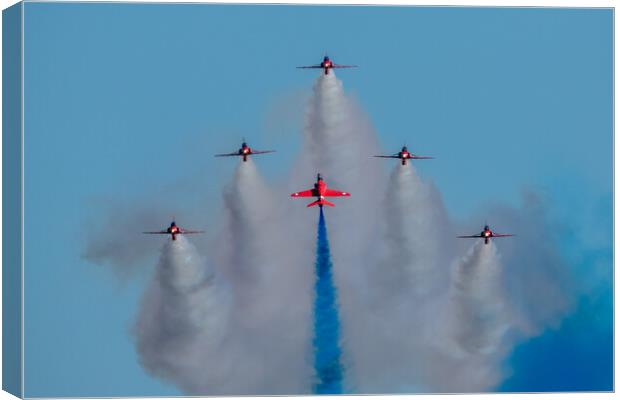 Red Arrows The Goose Canvas Print by J Biggadike