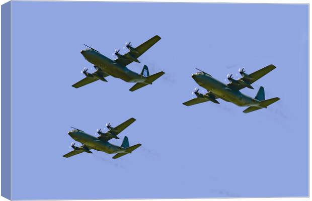 RAF Hercules Retirement Canvas Print by J Biggadike