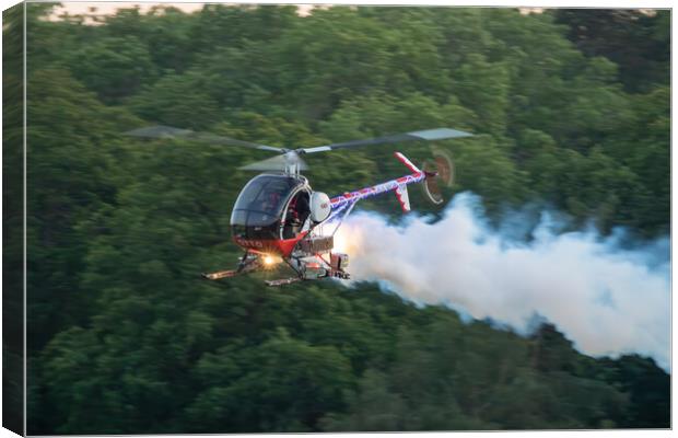OTTO The Helicopter Canvas Print by J Biggadike