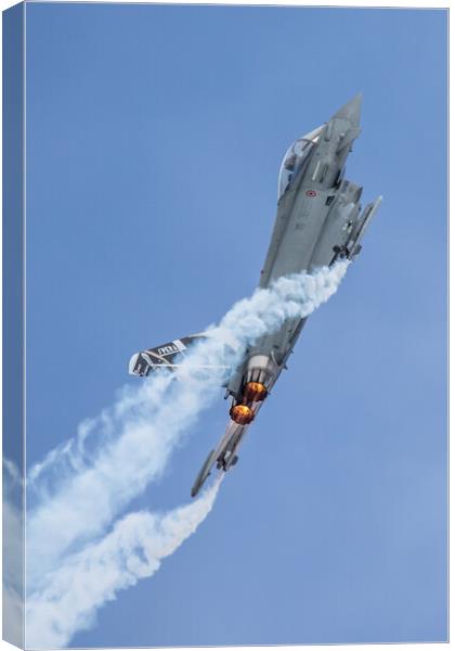  Italian Air Force F-2000 Typhoon  Canvas Print by J Biggadike