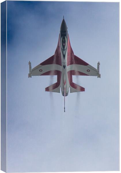 Danish Air Force F-16AM Fighting Falcon	 Canvas Print by J Biggadike