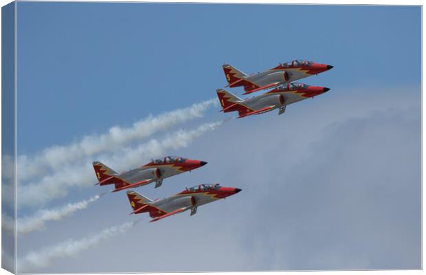 Patrulla Águila Canvas Print by J Biggadike