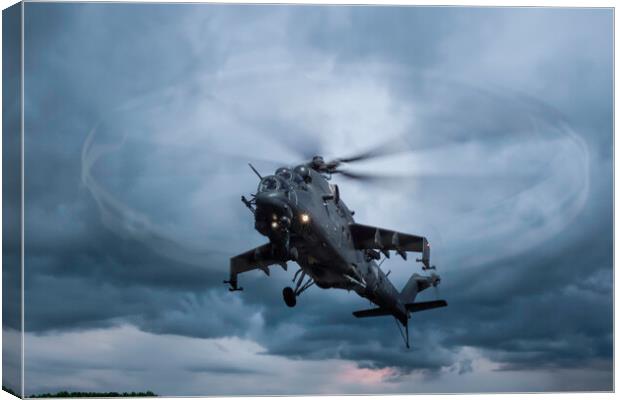 Mil Mi-24P Hind Canvas Print by J Biggadike