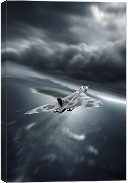 Vulcan Stormfront Canvas Print by J Biggadike