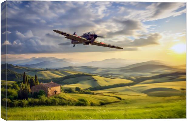 Hurricane Over The Country Canvas Print by J Biggadike