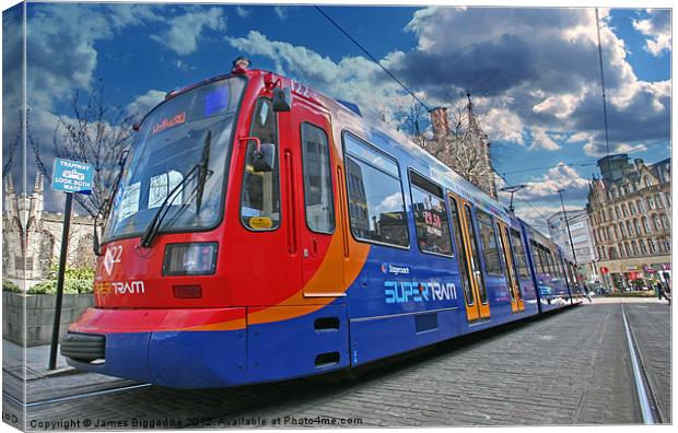 Super-Tram Canvas Print by J Biggadike