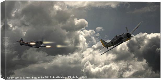 Take The Shot Canvas Print by J Biggadike