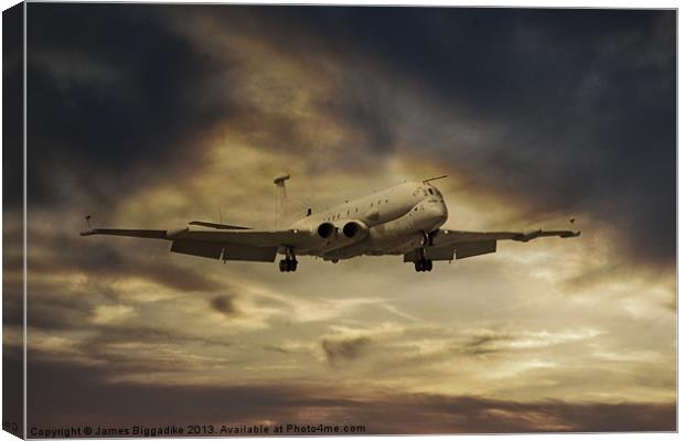 Nimrod MRA4 Canvas Print by J Biggadike