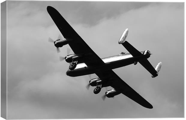 Lancaster bomber Canvas Print by J Biggadike