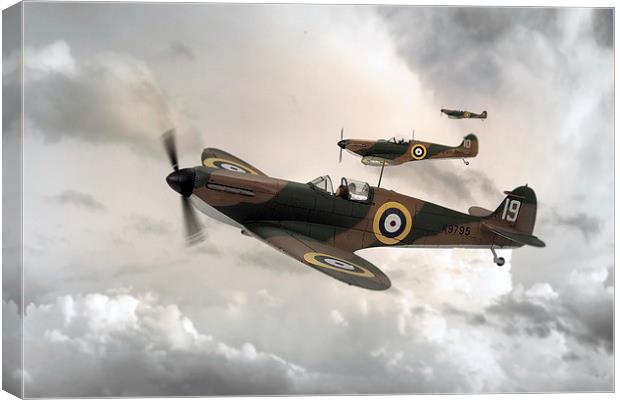 Supermarine Spitfire Mk I Canvas Print by J Biggadike