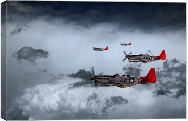 Red Storm Canvas Print by J Biggadike