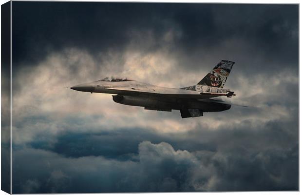 F16 Tiger Canvas Print by J Biggadike