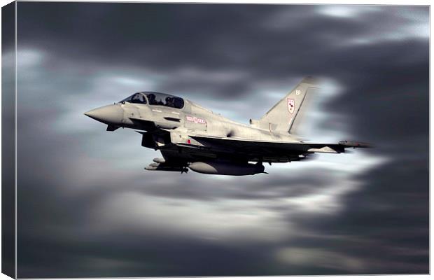 RAF Typhoon Pass Canvas Print by J Biggadike