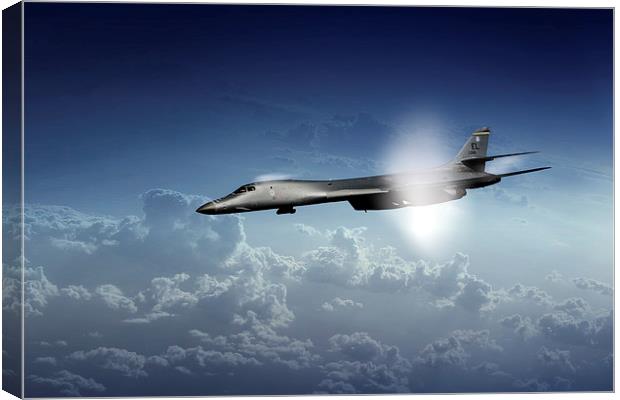 B1 Supersonic Canvas Print by J Biggadike