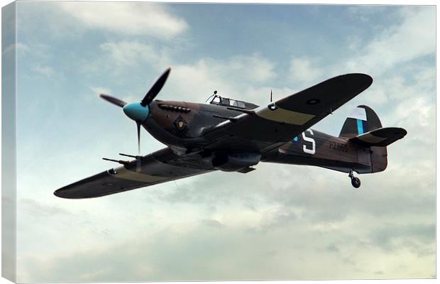 Hurricane PZ865 Mk IIc Canvas Print by J Biggadike