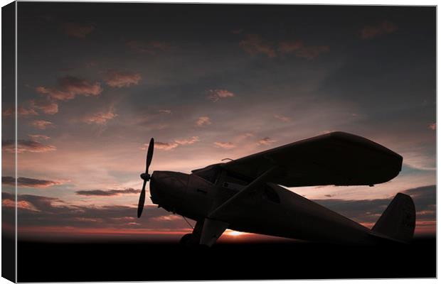 Luscombe Sunset Canvas Print by J Biggadike