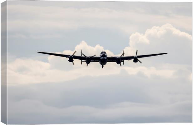 Lancaster Bomber  Canvas Print by J Biggadike