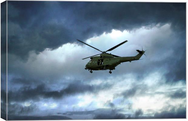 RAF Puma  Canvas Print by J Biggadike