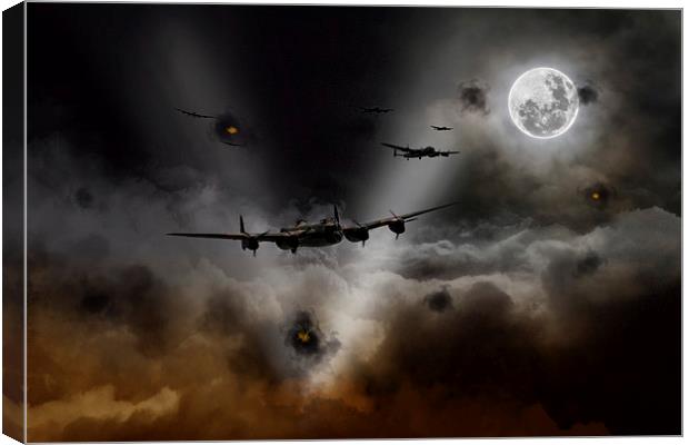 Night Bombers  Canvas Print by J Biggadike