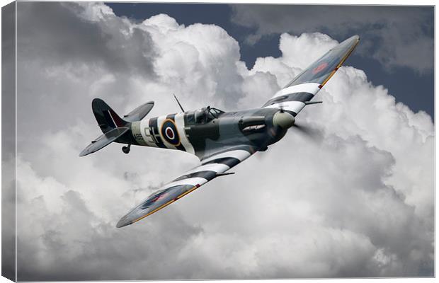 Supermarine Spitfire Mk Vb AB910  Canvas Print by J Biggadike