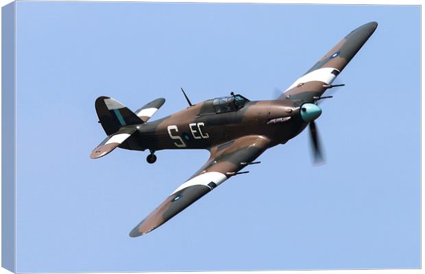 Hurricane PZ865  Canvas Print by J Biggadike