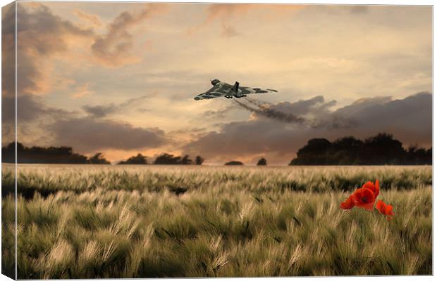 Final Vulcan Flight Canvas Print by J Biggadike