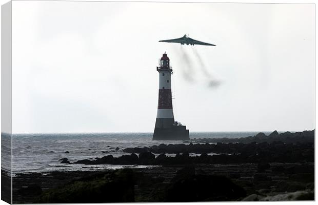 Vulcan And The Lighthouse Canvas Print by J Biggadike
