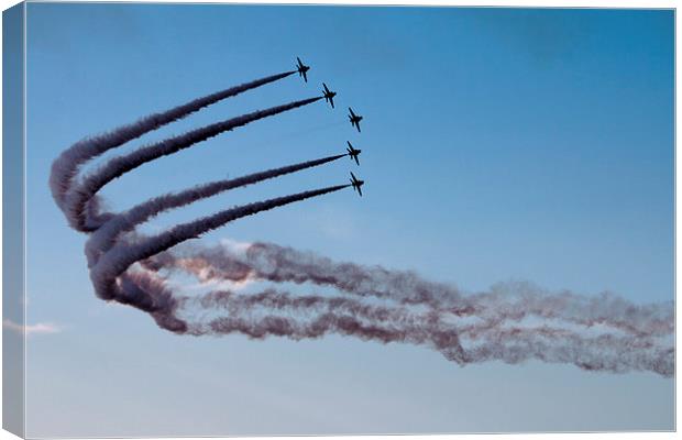 Enid Section Red Arrows Canvas Print by J Biggadike